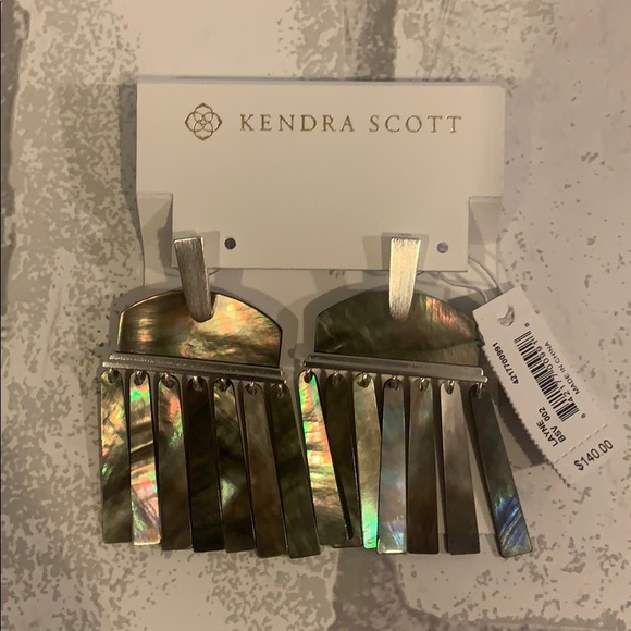 Kendra Scott Layne BSV Earrings NWT - Picture 3 of 4